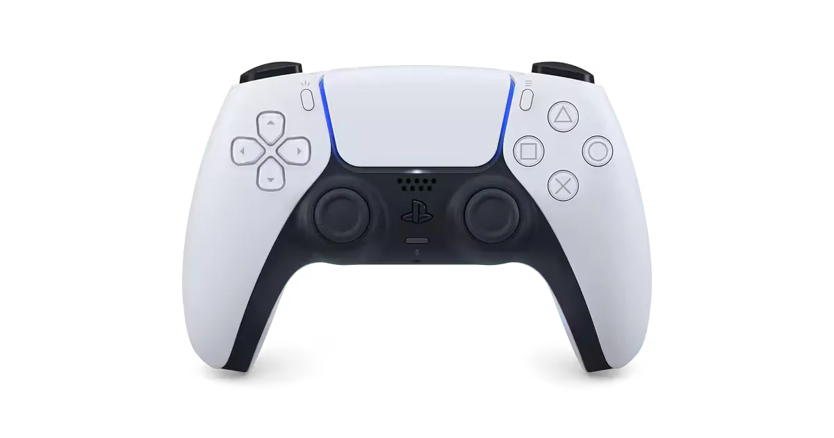 White PS5 DualSense controller